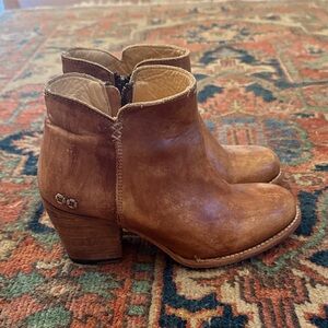 Bed Stu Rustic Brown Ankle Booties